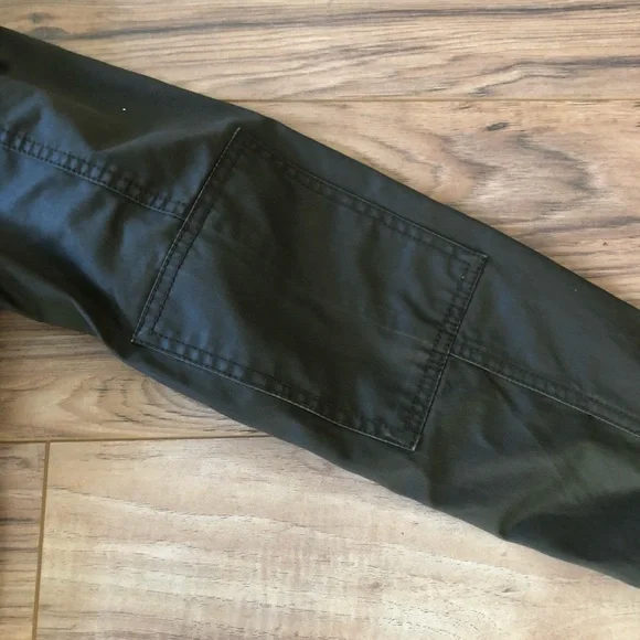 J Crew Downtown Coated Canvas Field Jacket Olive M - Picture 13 of 15